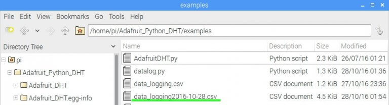 [ Raspberry Pi ] บันทึกอุณหภูมิ-ความชื้นจากเซ็นเซอร์ลงไฟล์ csv » PLAYELEK